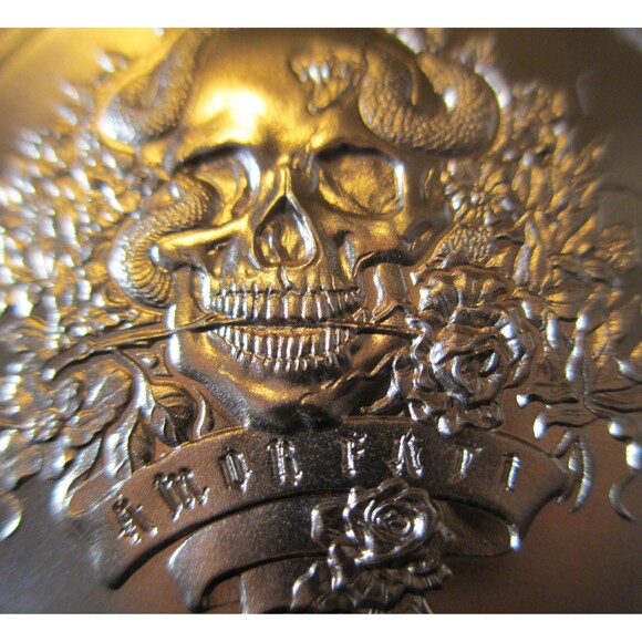 Love of Fate- Amor Fati-Fine Copper Ultra High Relief Round/Pendant - Picture 3 of 7